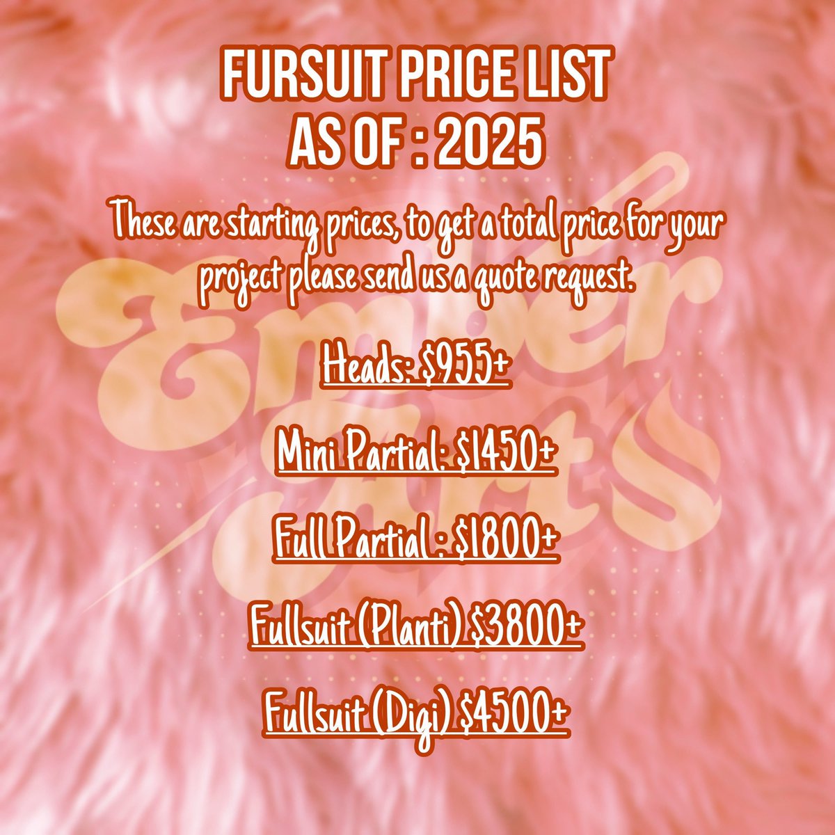 EmberArts_Suits's tweet photo. We are looking to take on 1-2 projects for Fall 2025 completion (Between October and November) Be sure to check out our trello for additional information such as TOS and current queue standings and updates! 

https://t.co/69vTaqdQcr https://t.co/aowU7yCNIM