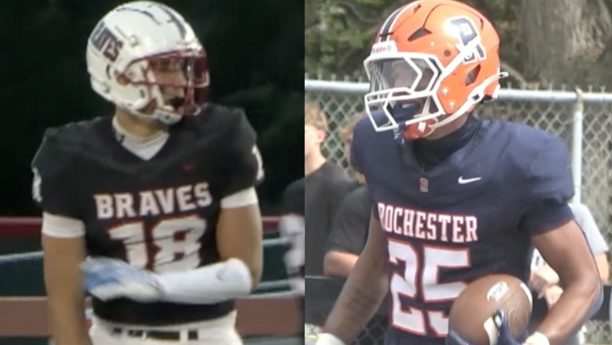 Channel1450com's tweet photo. Rochester Ready For Road Test Against Mt Zion In Top Ranked Matchup (PREVIEW)

Talking with both head coaches and a couple players before the Foot &amp; Ankle Center of Illinois Game of the Week.

Watch here: https://t.co/mffcbawNeA https://t.co/SRsmYSZ1Qo