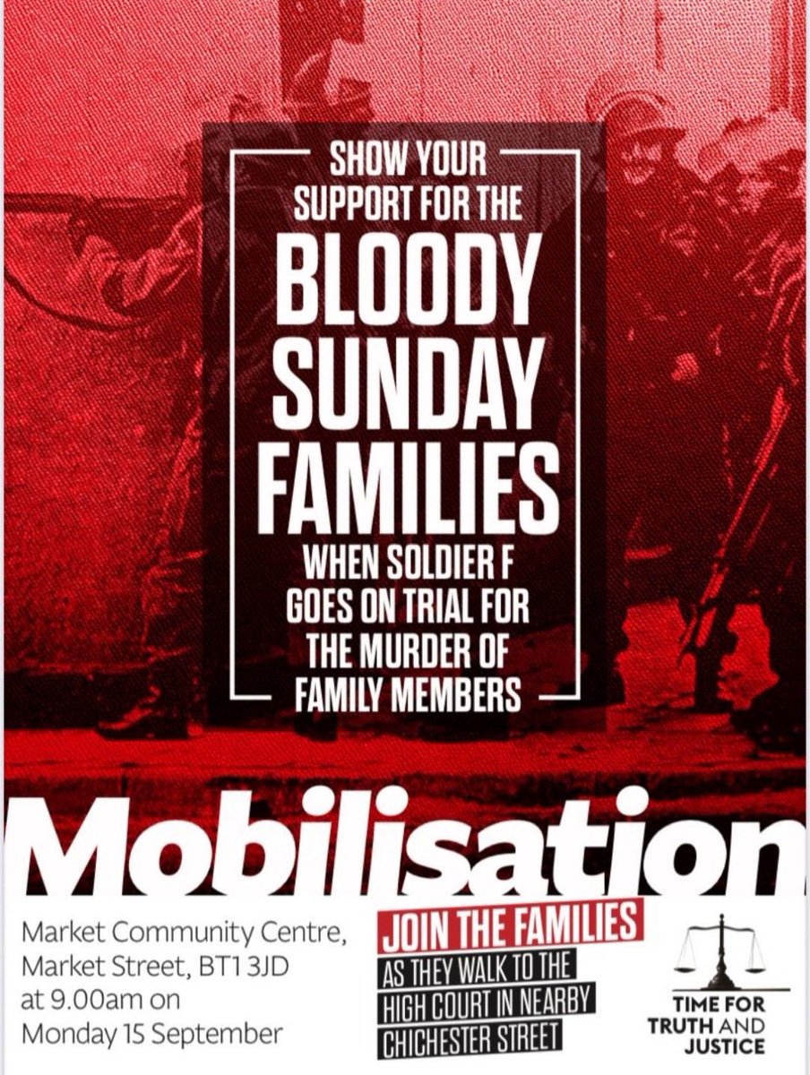 FallsCurfew's tweet image. The Falls Curfew families will stand with the Bloody Sunday families. #TimeForTruth