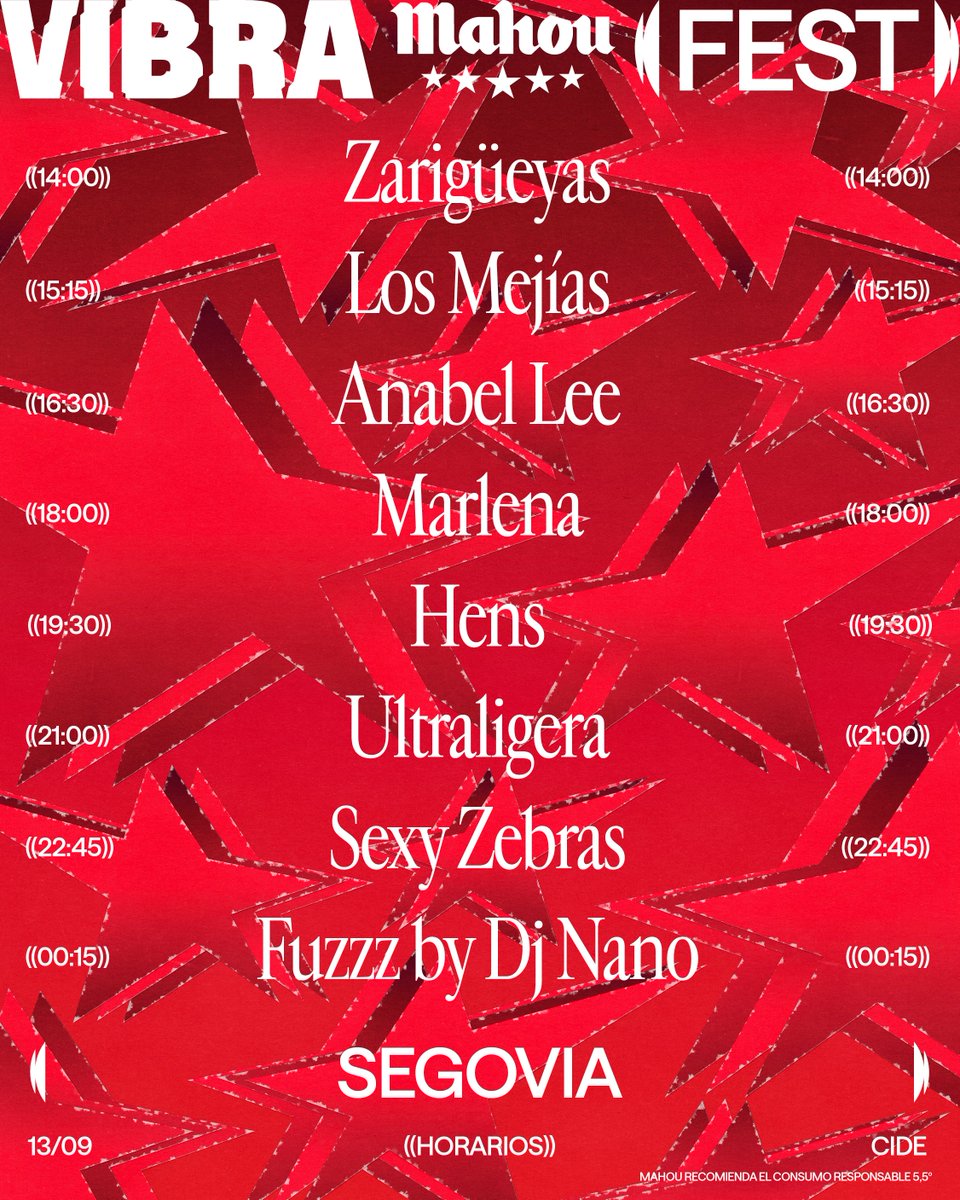 jero22ind's tweet image. #Evento. Ya están los horarios del @VibraMahou #Fest en Segovia con @anbl_lee @marlenaoficial @UltraligeraBand o @SexyZebras

j-musind.blogspot.com/2025/09/vibra-…