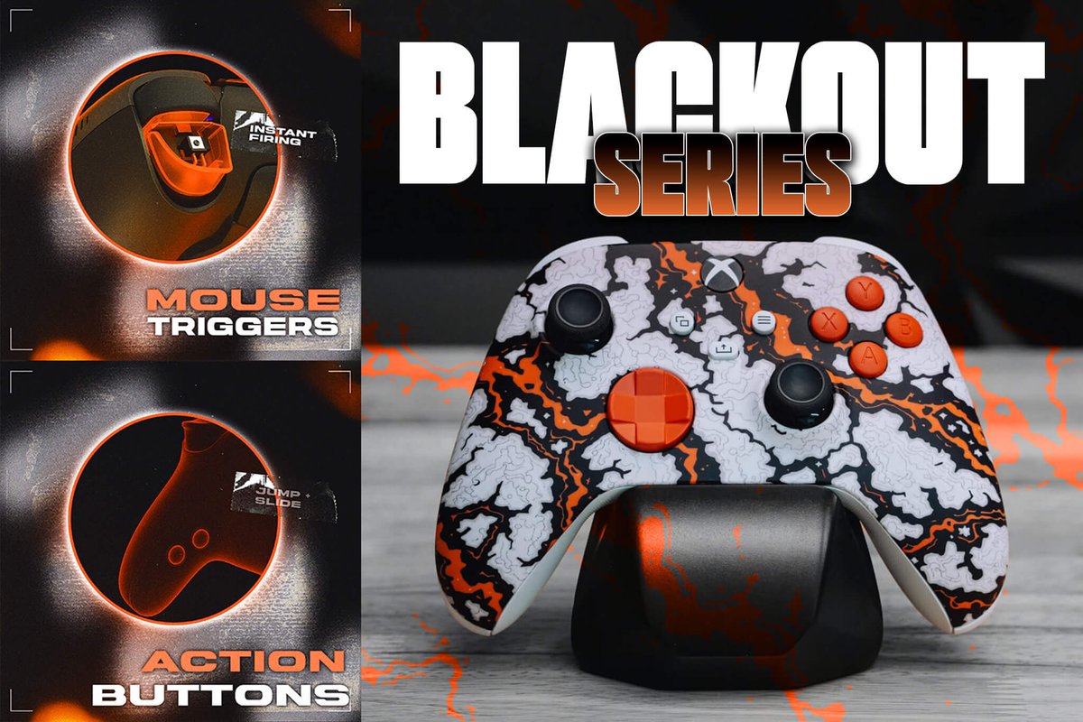Our new Blackout Series Pro Controllers are here! 

Each ships within 24 hours of ordering. 

cinchgaming.com