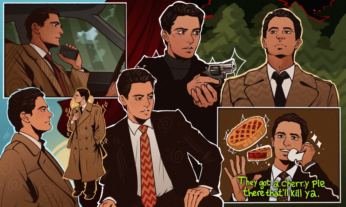 schumisnoopy's tweet image. thank you dale cooper for being my muse