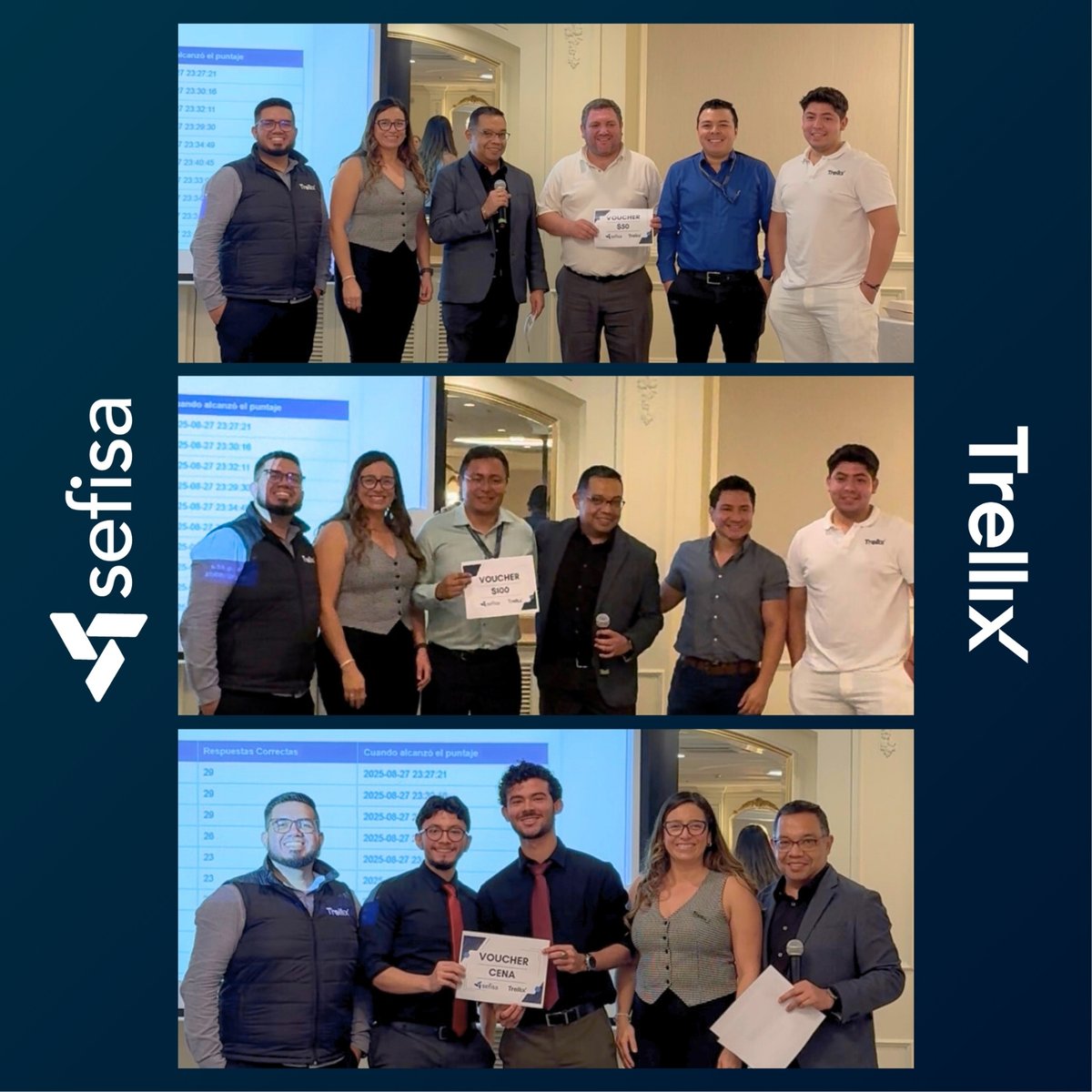 SefisaCA's tweet photo. 🚀¡Gracias a todos por formar parte de la Experiencia CTF junto a nuestro partner  @Trellix  ! 
Exploramos la defensa estratégica en redes, discutiendo la visibilidad y control basada en riesgos.🌐
🔒Continuamos fortaleciendo la misión hacia un futuro digital más seguro🔒 https://t.co/78o0nHEhHf