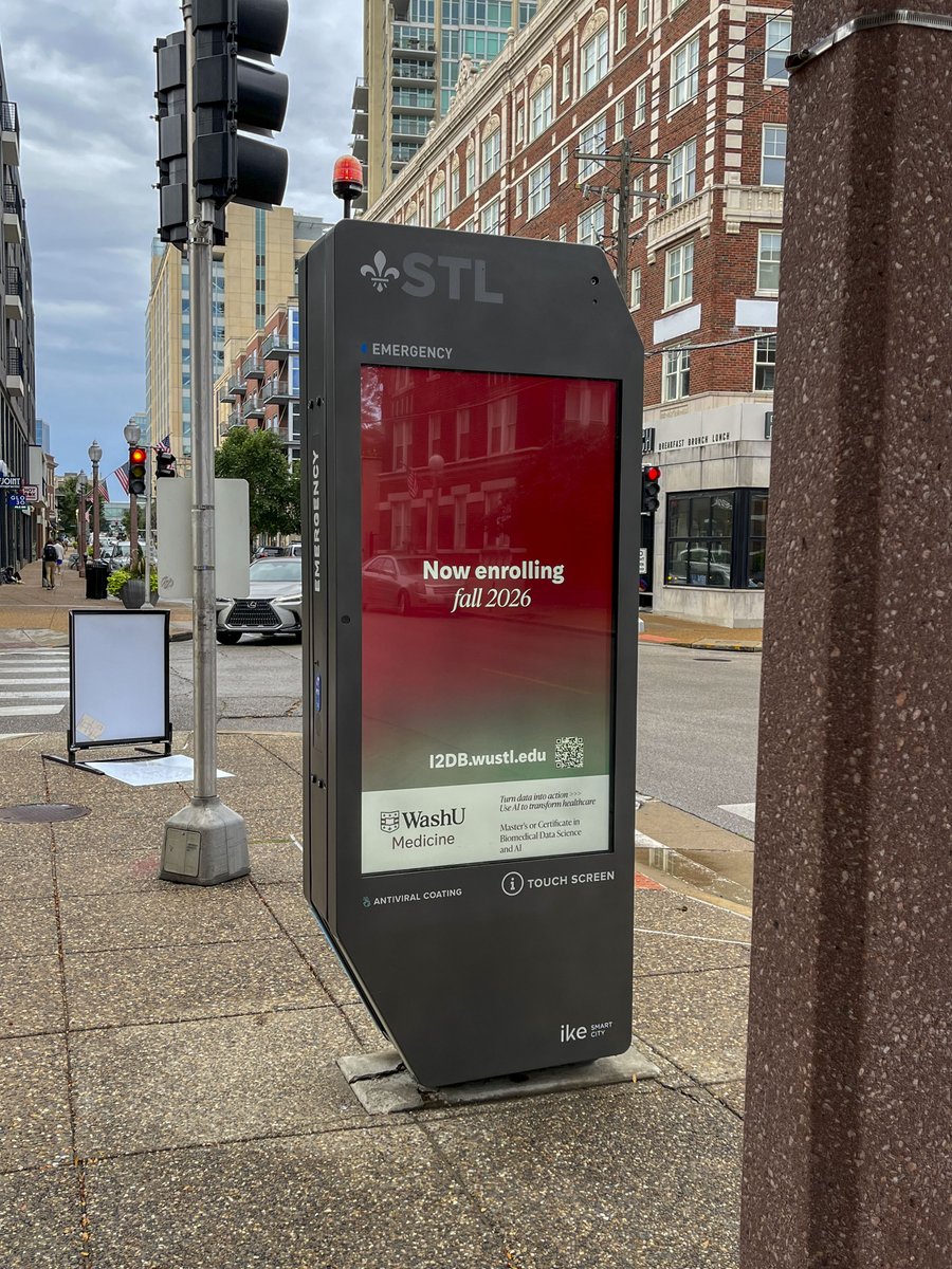 New ad campaign alert! 🚨 We are delighted to announce that our new master’s program will be featured in a new advertising campaign all September and October! 

🌟 Learn more about our programs here: i2db.wustl.edu/education-prog…