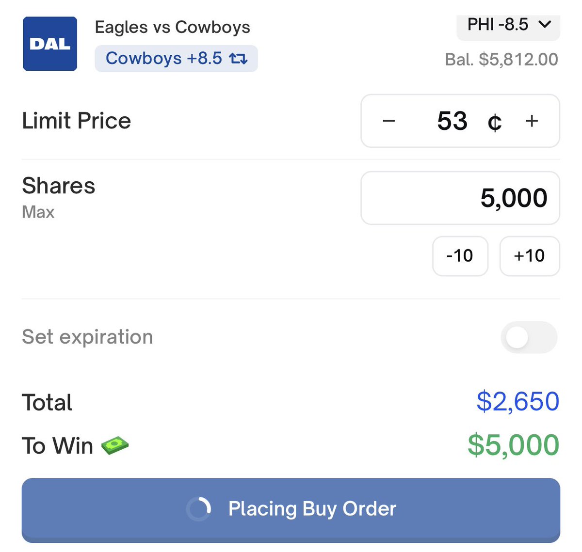 Aj (@ajwritescrypto) on Twitter photo NFL WEEK 1 🏈 LET’S GO! 🚀
If the Cowboys win the game OR lose by 8 points or less…
Someone who likes THIS POST will win $200 in crypto! 📈
Sign up for <a href="/Polymarket/">Polymarket</a>!⬇️
polymarket.com/r/aj NFL WEEK 1 🏈 LET’S GO! 🚀
If the Cowboys win the game OR lose by 8 points or less…
Someone who likes THIS POST will win $200 in crypto! 📈
Sign up for <a href="/Polymarket/">Polymarket</a>!⬇️
polymarket.com/r/aj