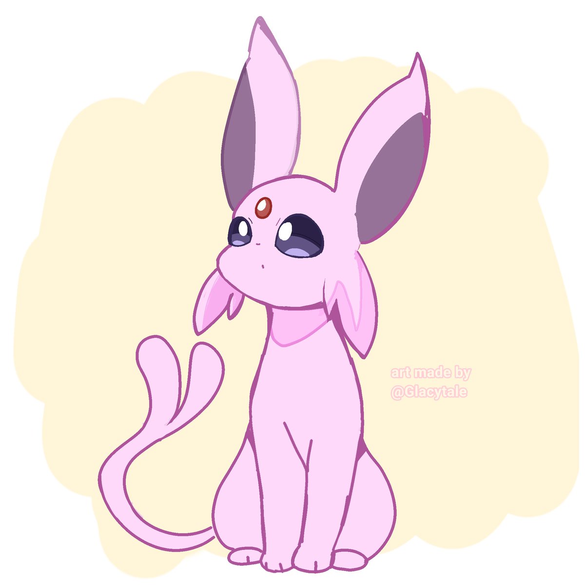♡ espeon pokedoodle ♡
