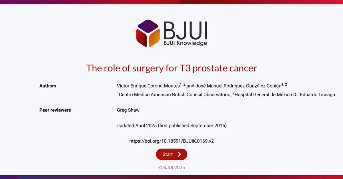 José Manuel Rodríguez González-Cobián (@manolorgc) on Twitter photo Agradecido con <a href="/Urocorona/">Víctor E. Corona. MD MEd MBA MAP PhD</a> y <a href="/BJUIjournal/">BJU International</a> <a href="/bjuiknowledge/">BJUI Knowledge</a> por la oportunidad de compartir conocimiento en el módulo de E-learning de tan prestigiada revista!
Thankful for the great opportunity to share our knowledge in the E-learning module of such a prestigious magazine! Agradecido con <a href="/Urocorona/">Víctor E. Corona. MD MEd MBA MAP PhD</a> y <a href="/BJUIjournal/">BJU International</a> <a href="/bjuiknowledge/">BJUI Knowledge</a> por la oportunidad de compartir conocimiento en el módulo de E-learning de tan prestigiada revista!
Thankful for the great opportunity to share our knowledge in the E-learning module of such a prestigious magazine!