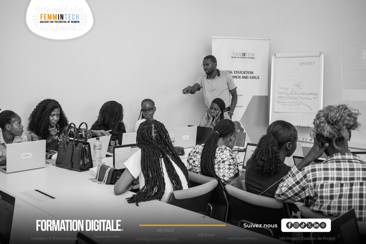 Femmintech_'s tweet image. 🚀 La 2e cohorte #FemminTech a déjà été lancée !
Nos participantes plongent dans le numérique avec motivation et détermination 💻
Chaque étape les rapproche d’un futur où elles seront des leaders inspirantes.

#AutonomisationDesFemmes #TechPourToutes #RDC