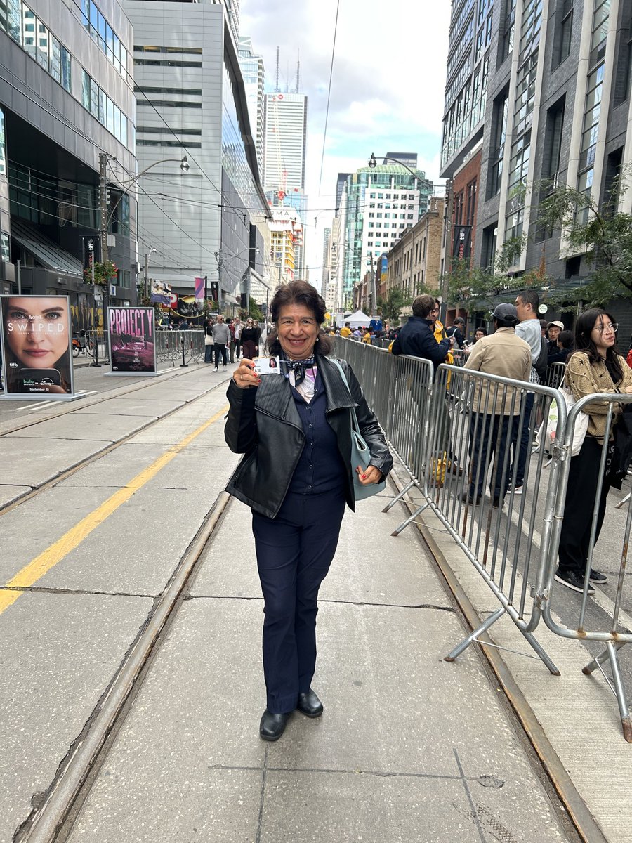 First day at #TIFF_net. This is the 50 edition and for me the 26th coverage.  Check The Essential suggestions at canadatheessential.com. Watch my interviews in my YouTube channel.  I just watched the film debut of Scarlett Johanson, Eleanor the Great. It was great.