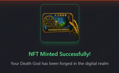 Support those who are real and whom actually build cool things so that’s why I minted my <a href="/ShiniRealms/">Shinigami</a>