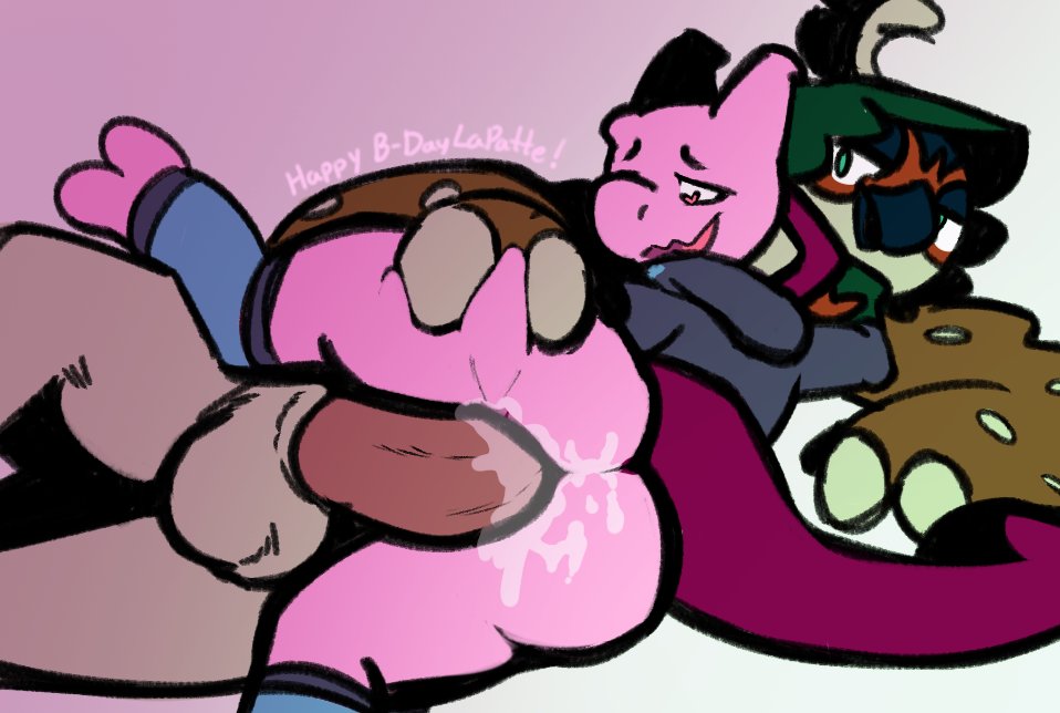 It was <a href="/LaPatte_Arts/">LaPatte</a>' birthday, so you know I had to give him a present of my own...hope its not too messy!