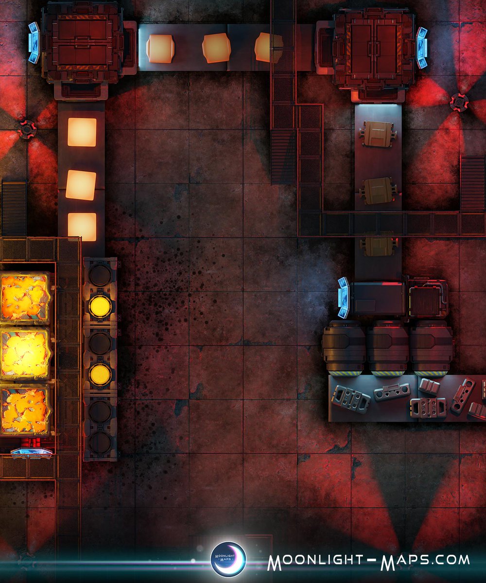 "They're trying to get in! Lock it down!"

Production Factory map set is available at link in bio! 🌙⁠