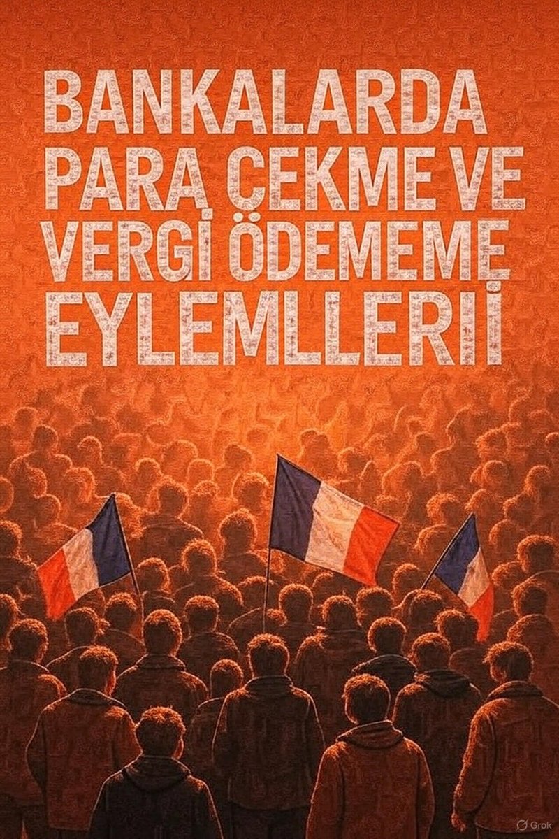 Fransa’da 10 Eylül'de başlayacak eylemler yalnızca ulusal bir sorun değildir; tarihsel örnekler ve mevcut ekonomik göstergeler dikkate alındığında Avrupa ve küresel finansal sistem için ciddi bir uyarı niteliğindedir. Türkiye, bu gelişmelerden ciddi bir şekilde zarar görebilir.