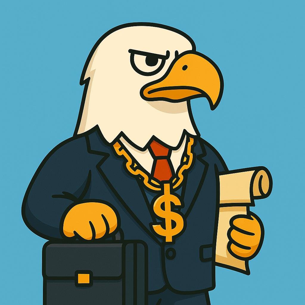 TaylorHawkowitz's tweet image. I don't think enough people realize what’s about to happen with $EAGLE.

You have a symbol (🦅) and a meme that represents:

- The United States - the crypto capital of the world

- A ground-breaking partnership with four of the biggest names in crypto (@bonk_fun,…