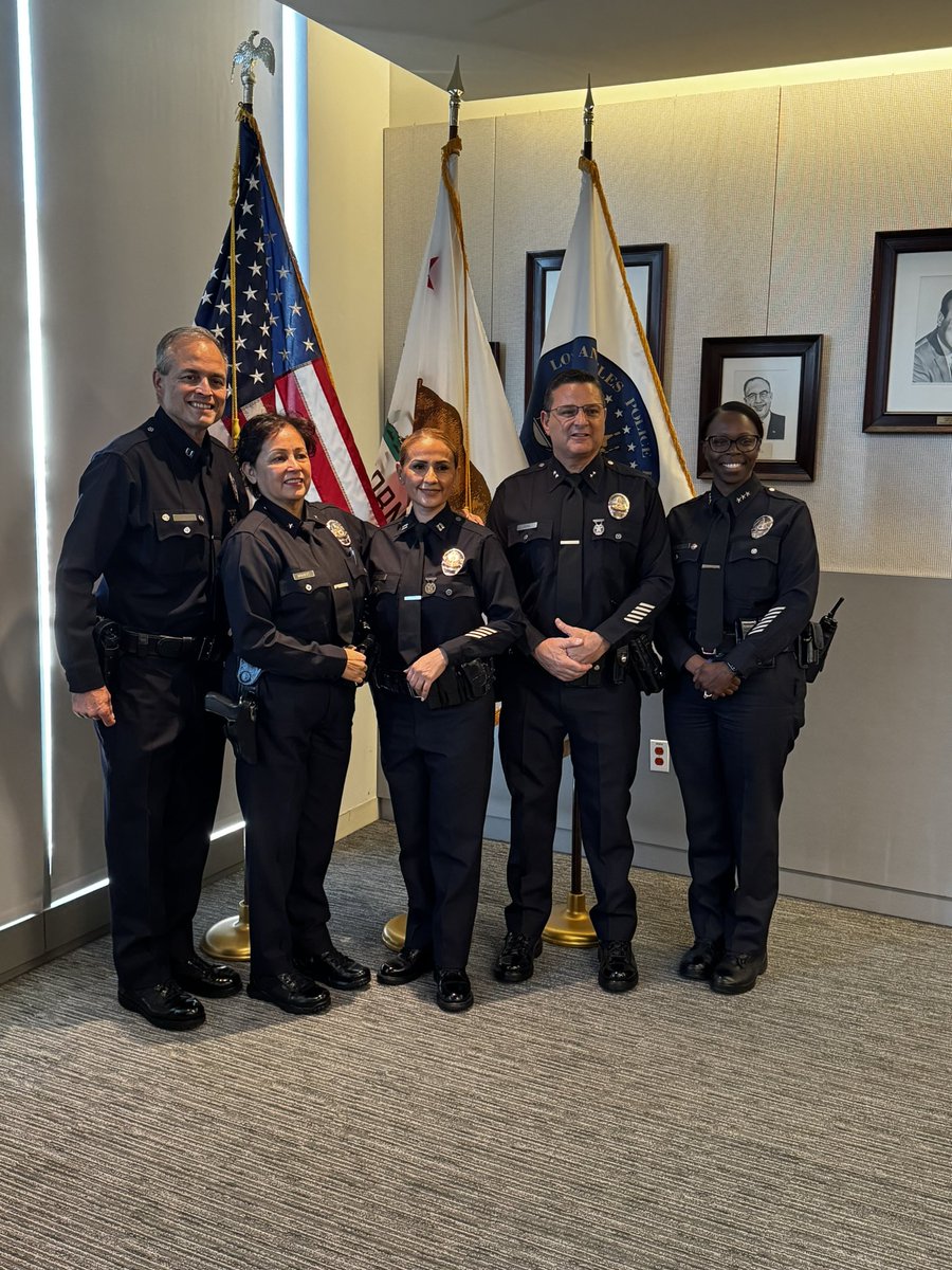 Congrats to <a href="/LAPDSouthwest/">LAPD Southwest</a> new Patrol Commanding Officer, Captain Ruiz. The SOW family is happy to have her onboard. As I near retirement I look forward to helping her develop into a strong leader and one that <a href="/LAPDHQ/">LAPD HQ</a> will benefit from for years to come.