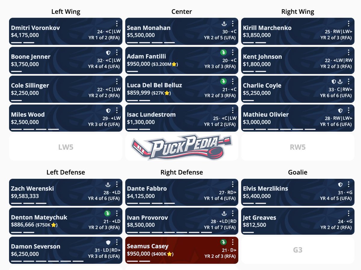 D-Sports #NHL Opening Day Lineups Predictions! 🏆

A couple trades with some moves before opening night. Including one huge deal that could shake the Metro up. 👀

#Canes #NJDevils #ALLCAPS #CBJ