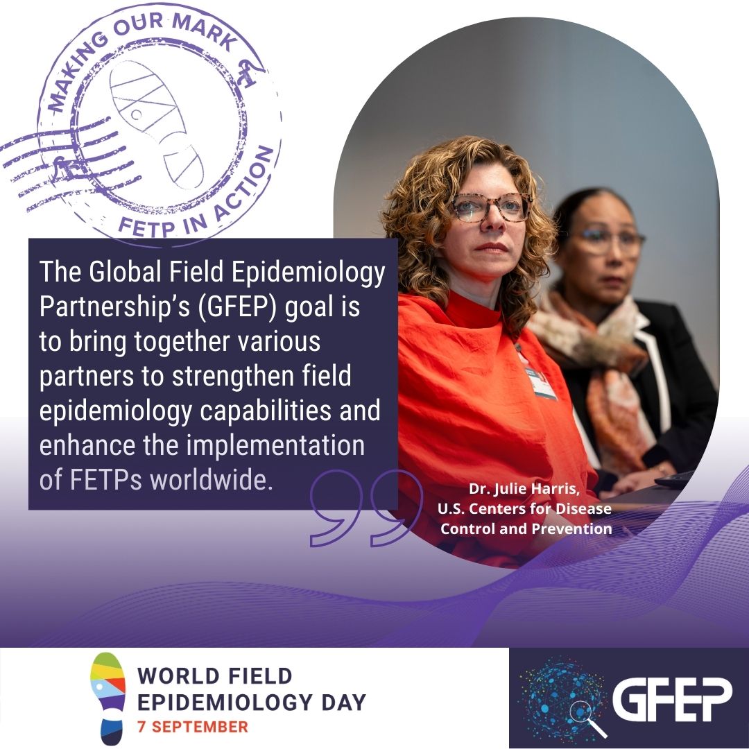 tephinet's tweet photo. On this World Field Epidemiology Day, we celebrate the Global Field Epidemiology Partnership (GFEP)! GFEP unites global partners to strengthen field epidemiology capabilities. 🌐 Learn more at https://t.co/fY0ZF2lhSU

#WFED #GFEP #TEPHINET #FETP #WHO #CDCglobal #UKHSA #taskforce https://t.co/y77KY08RUi