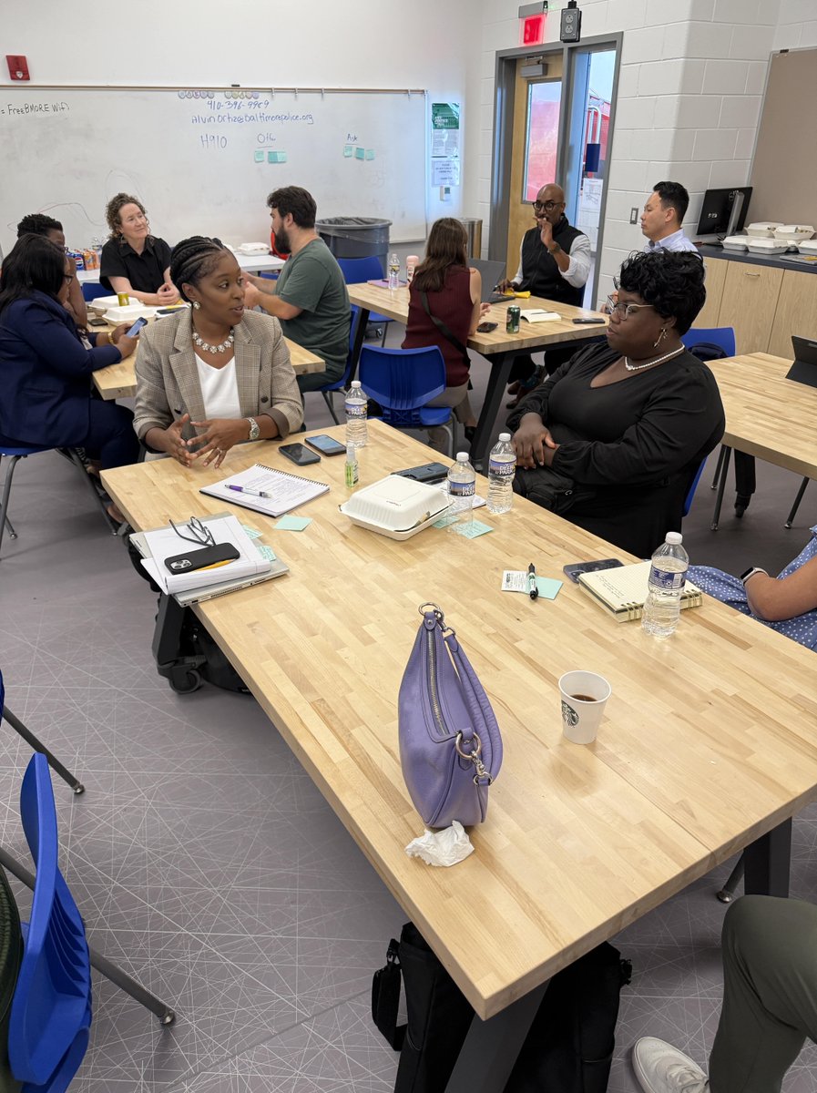 MD_GOC's tweet photo. Last month, ENOUGH coalitions gathered to share insights for safer, thriving communities with Purpose Built Communities, @centralbaltpart, Cherry Hill Strong, Identity Inc., @PHRenaissance, and @BaltimoreSouth.

They explored advancing affordable housing &amp; centering residents. https://t.co/VlDh4nMw43