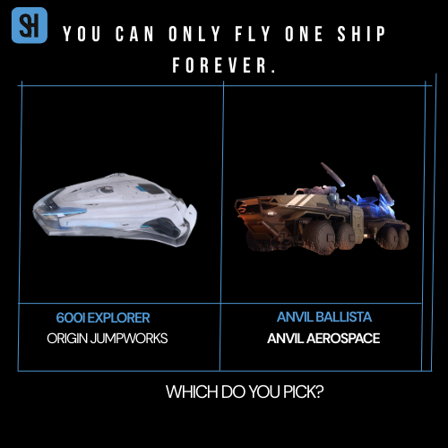 StarHangar's tweet photo. 🚀 You can only fly ONE ship forever.
✨ Which do you choose?

👉 Drop your pick in the comments and tell us why!

#StarCitizen #StarCitizenUniverse #IntoTheVerse #SpaceSim #StarCitizenCommunity #StarCitizenShips #AnvilAerospace #OriginJumpworks https://t.co/cQnvIGXH92