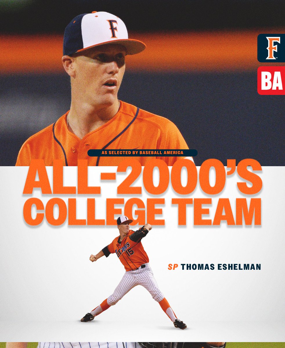 One of the best to ever do it! <a href="/ThomasEshelman/">Thomas Eshelman</a>  named to Baseball America’s All-2000’s College Team 👏 

#TusksUp
