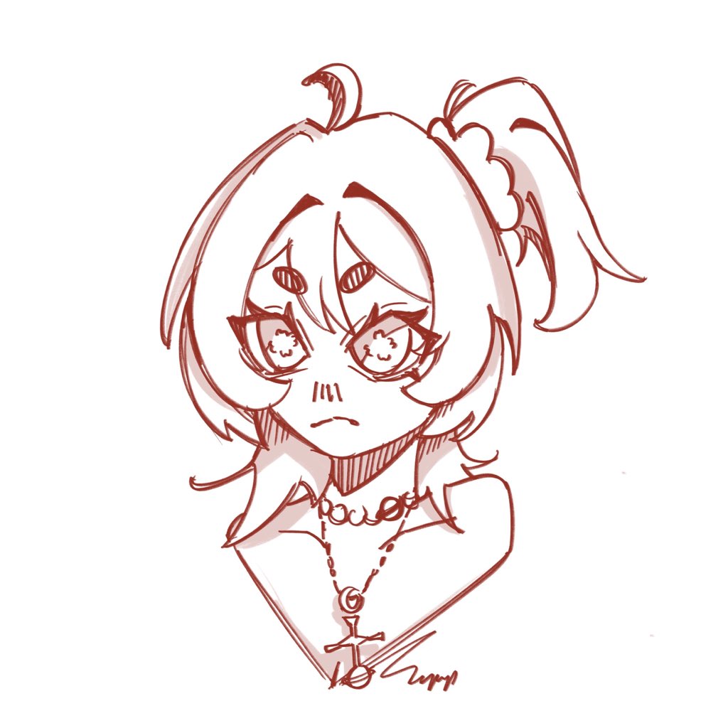 sketch of oc 🧡#art #rkgk #oc