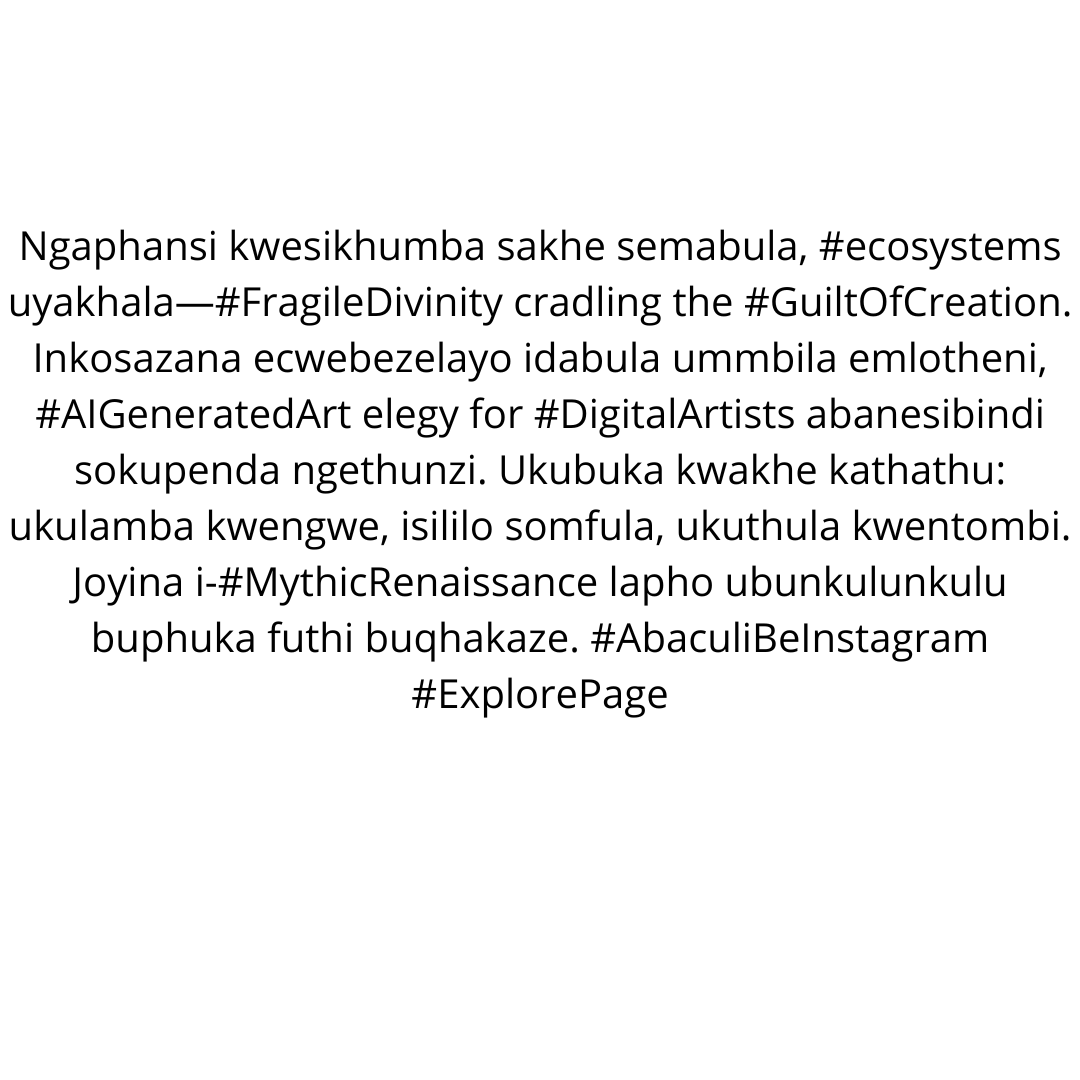 AfriKabakata's tweet photo. #afrikabakata #africa #cuture #afro  #ai #digitalart #artist #surreal #language #aiart #digitalart #surrealart #surrealmythology #digitaldivinity #aifilmart #zulumythos #cinematicfantasy #mythicart #surrealvisions #folkloreai #digitaldeities #artgoddess https://t.co/JYhcx3ogVa