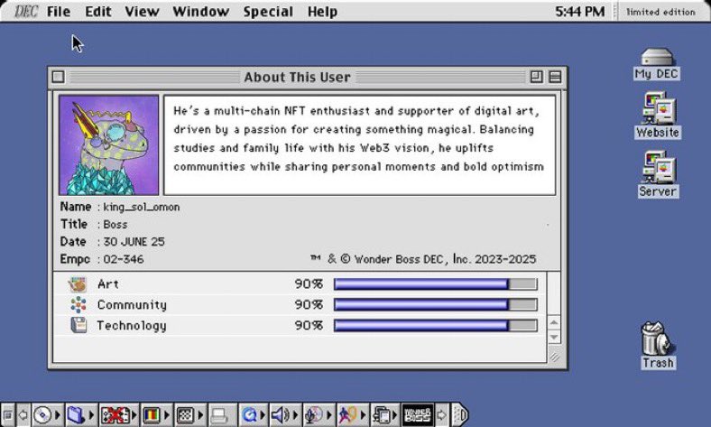 Yoo <a href="/wonderbossnft/">Wonder Boss</a> thank you for the excitement! Love my card. 💚