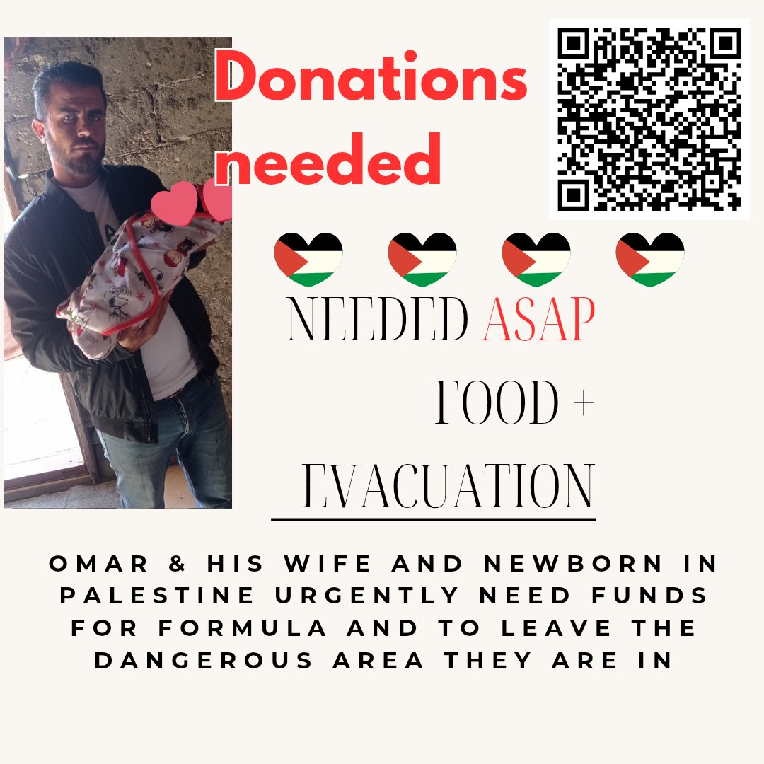 🚨PLEASE DONT SKIP

🚨THIS IS URGENT🚨
OMAR &amp; HIS FAMILY NEED 500$ TO EVACUATE

PLEASE D0NATE IF YOU CAN

PLEASE SHARE ASWELL SO OTHERS CAN HELP TOO.
chuffed.org/project/125021…