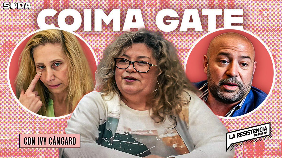 quierosoda_'s tweet photo. Ya podes ver la nota completa a Ivy Cangaro con todos los detalles de la #CoimaGate en #LaResistencia
Miro acá!
https://t.co/WsolAriI4k https://t.co/CNgCQ1wL4D
