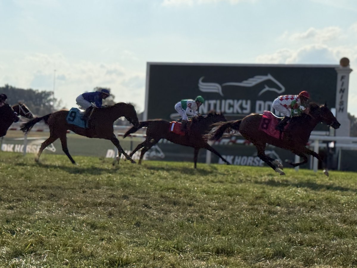 PHAROAH'S WINE takes the 11th running of the One Dreamer Stakes at <a href="/KYDownsRacing/">Kentucky Downs</a>, winning by 1 1/4 lengths for trainer <a href="/Romansracing/">Dale Romans</a> and jockey <a href="/coreylanerie/">corey lanerie</a>'s first career win together at KD!

Congratulations to all connections!

📸Ben Kudla/Equibase