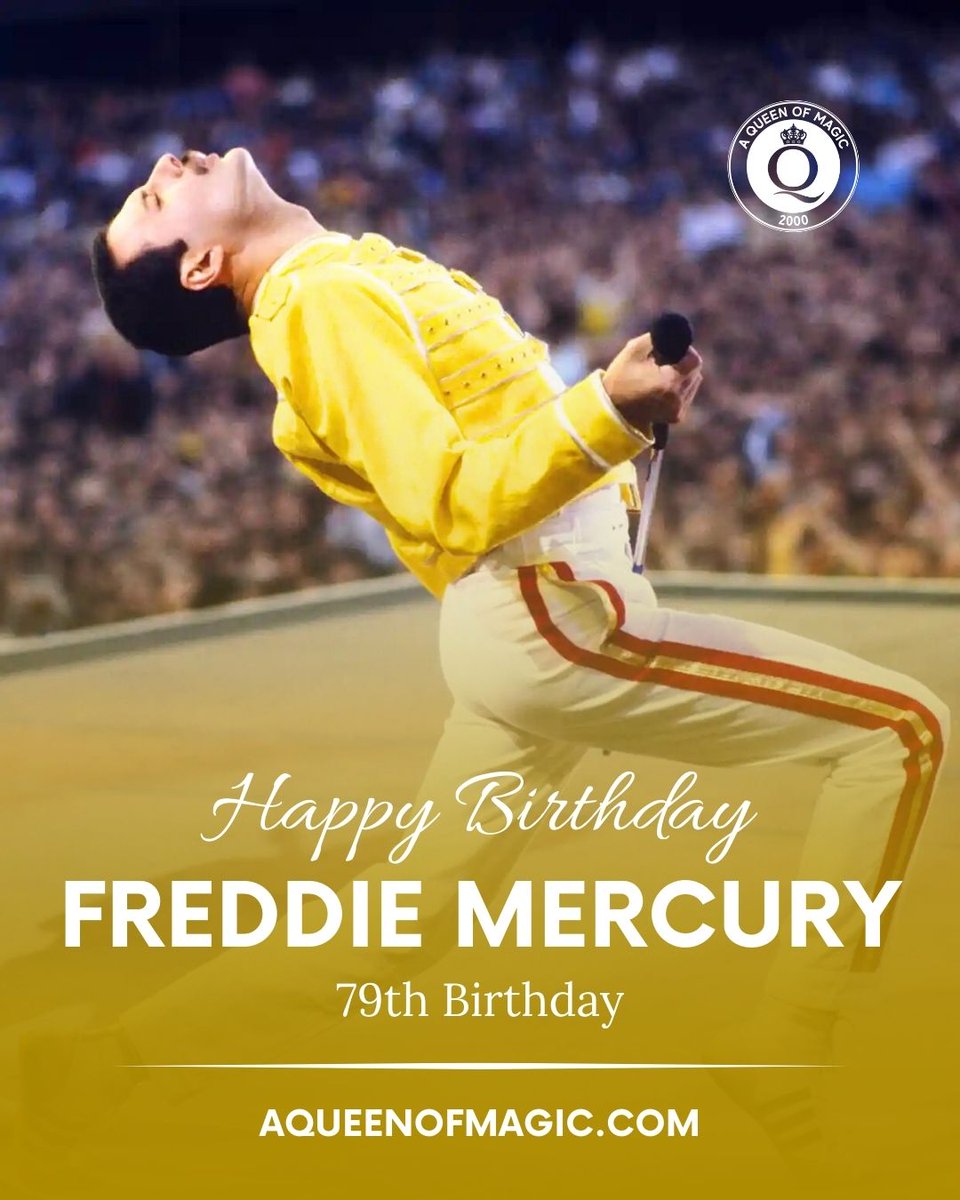Happy Birthday, Freddie! 🎂

#FreddieMercury #Queen