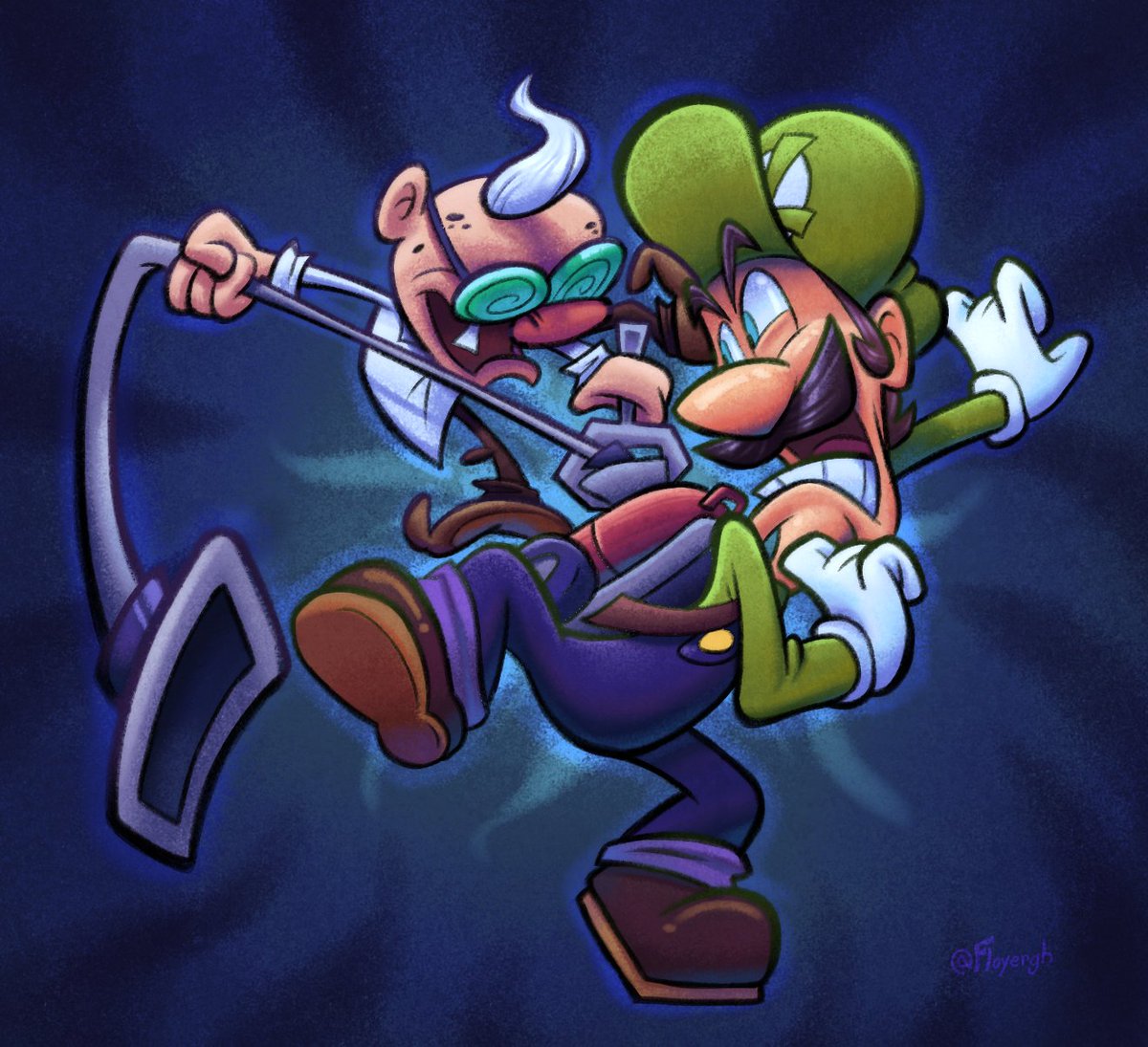 Your pants may be full of pee pee, Luigi