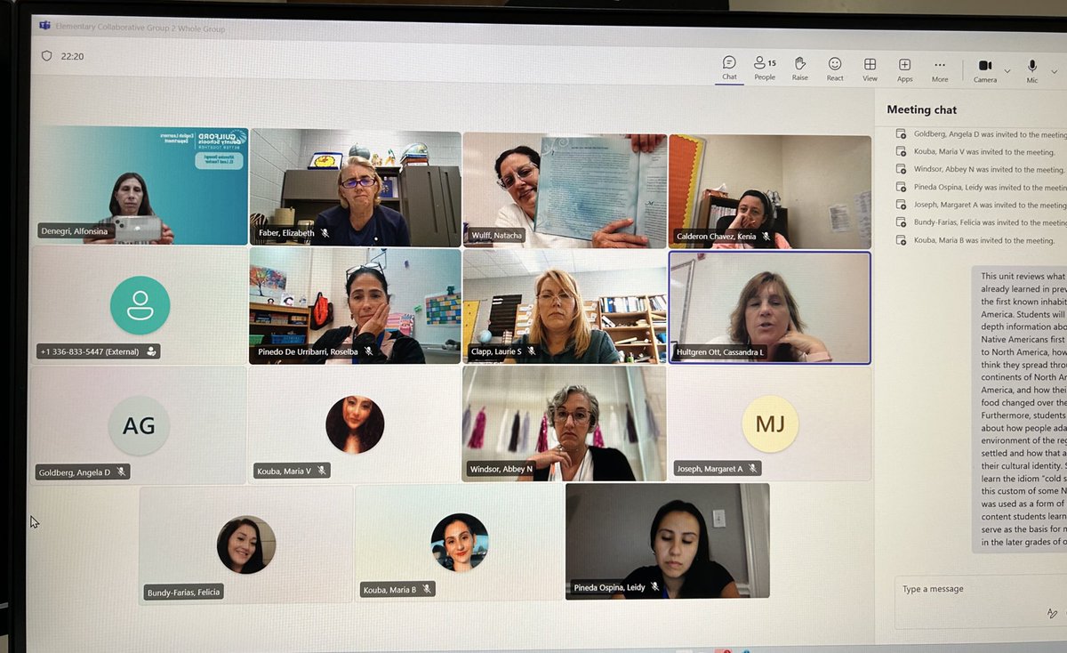 ellgcs's tweet image. Kicked off our first virtual @GCSchoolsNC EL PLC of the year! Elementary Middle &amp;amp; High school teams collaborated to start creating  new units using grade-level texts and aligned standards to strengthen instruction for our ELs! #BacktoGCS