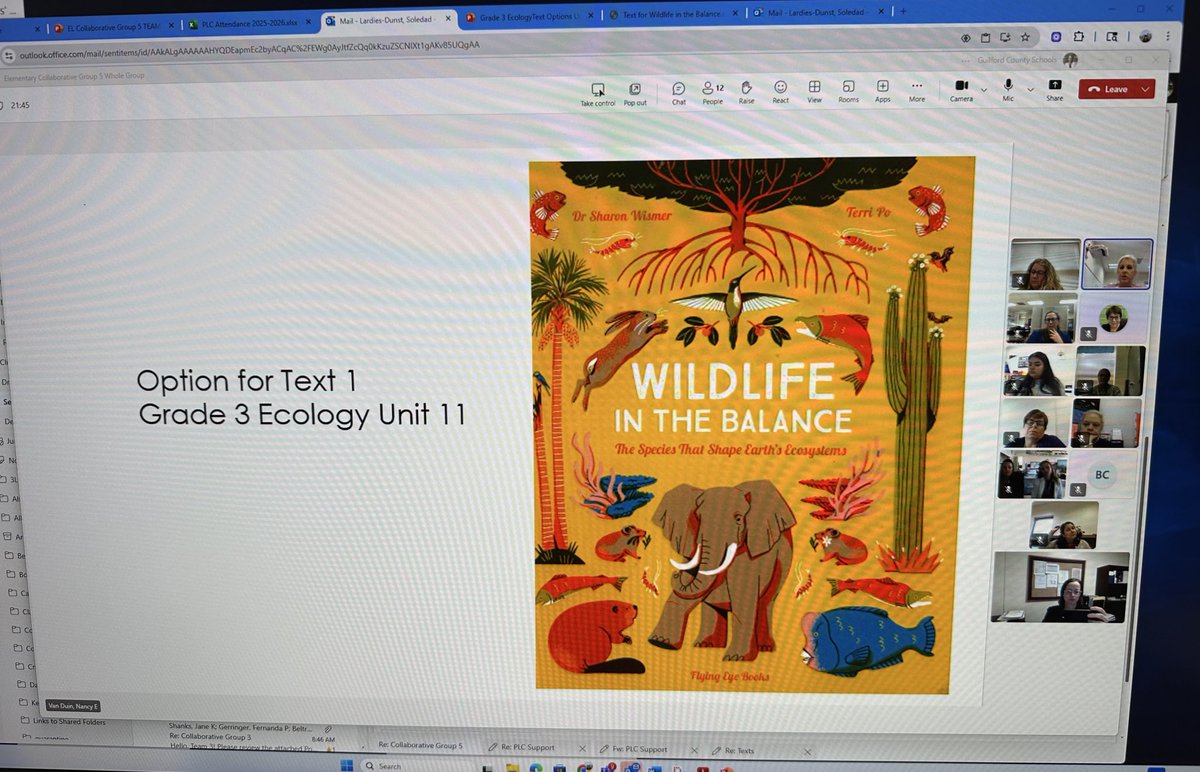 ellgcs's tweet image. Kicked off our first virtual @GCSchoolsNC EL PLC of the year! Elementary Middle &amp;amp; High school teams collaborated to start creating  new units using grade-level texts and aligned standards to strengthen instruction for our ELs! #BacktoGCS