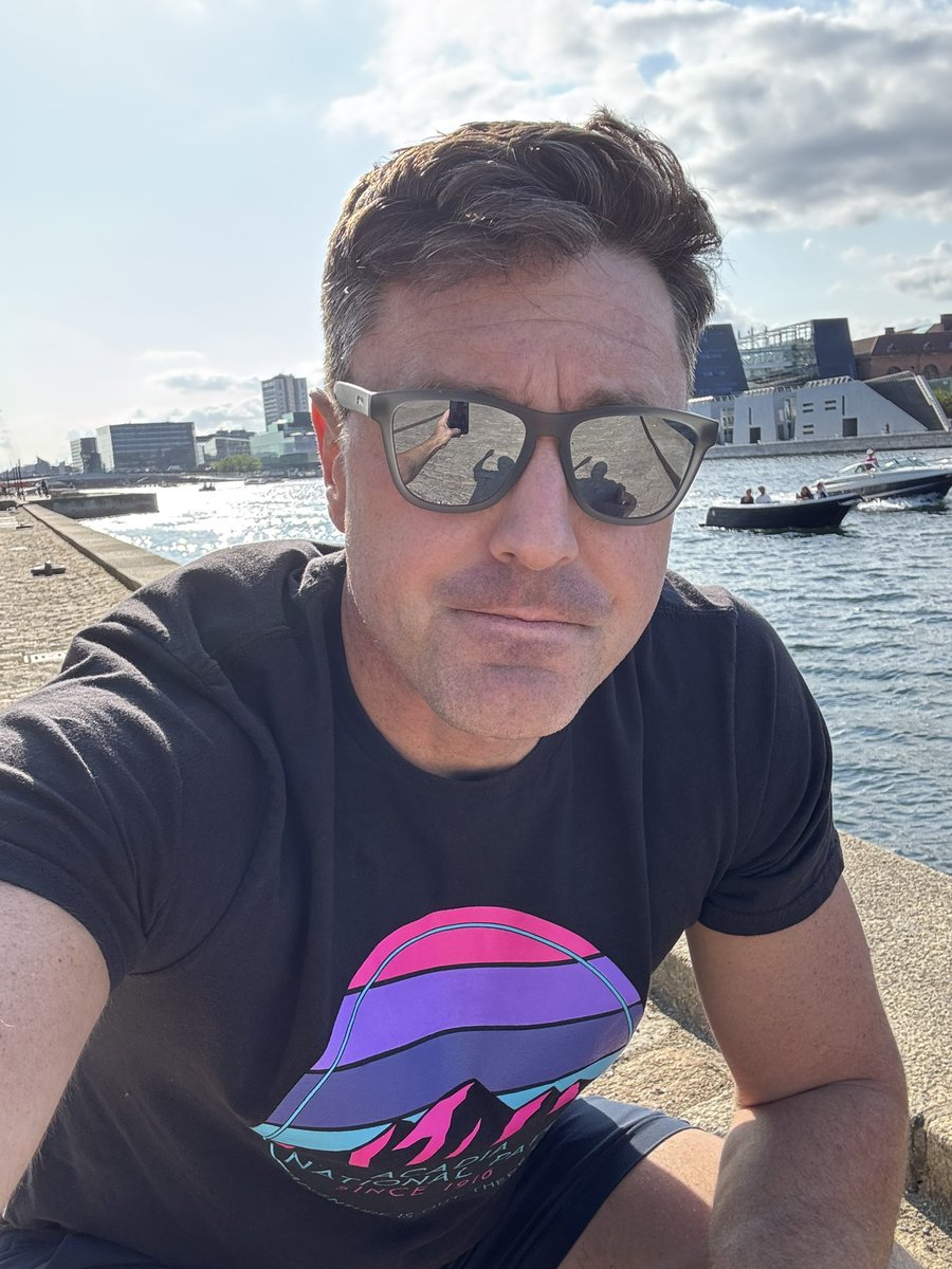 Lucky to be in Copenhagen and the weather is 🔥