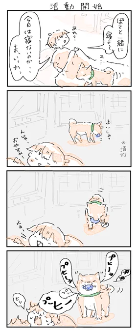 #4コマ漫画 #柴犬
活動開始 