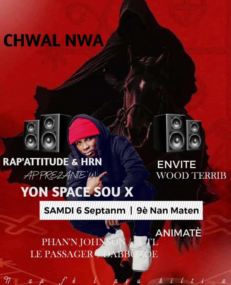 WOOD TERRIB 23.15.15.4 !!!
Sonje nou chak ap batay nan yon fason oubyen yon lòt,men batay ansanm pou nou tout ak nou tout se pi gwo batay... Samdi maten nan RAP'Attitude vin tande R.A.P k ap pale nan vwa yon gèrye ak yon plim k ap batay pou chanje... N ap tann ou!