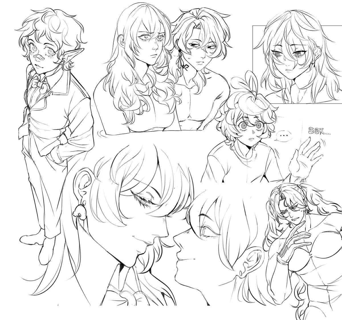 #hsr #hsrfanart #smallartist
Spot the Trailblazer and Aventurine and I'll give you a doodle. (: