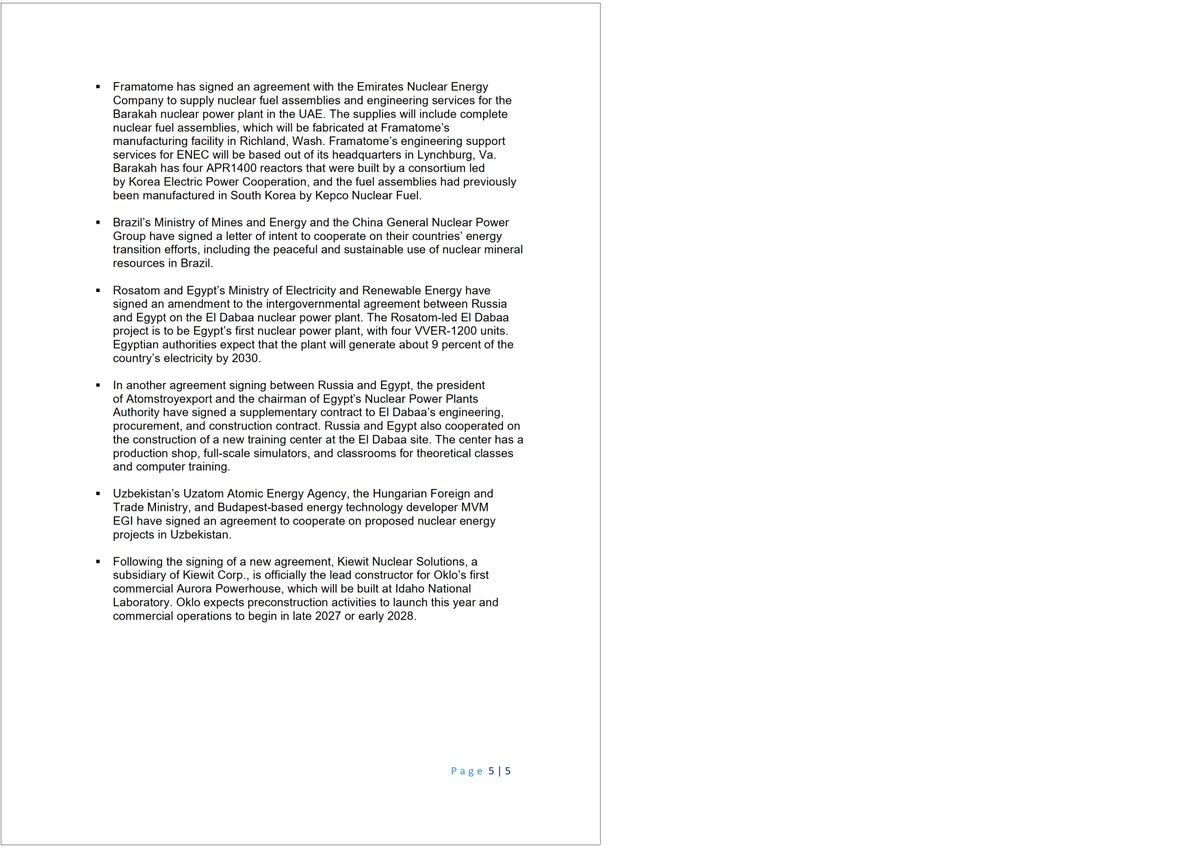 Nuclear News/
Industry Update—September 2025

Here is a recap of industry happenings from the recent past: