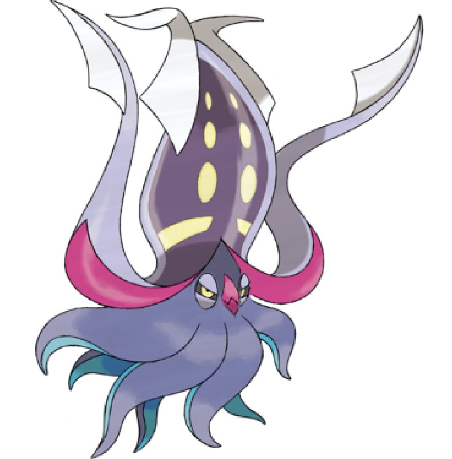 flipped Malamar and it's face as a joke. This actually goes crazy if this is the Mega. #myfriendmalamar