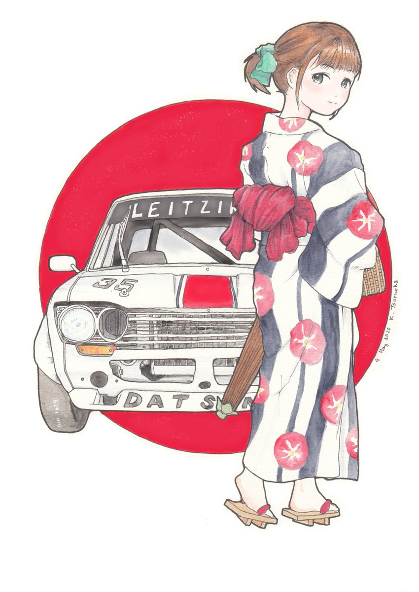 「#これを見た人は着物美人を貼って下さい 今年だけでもまだまだある。」|Kaz Tsuruokaのイラスト