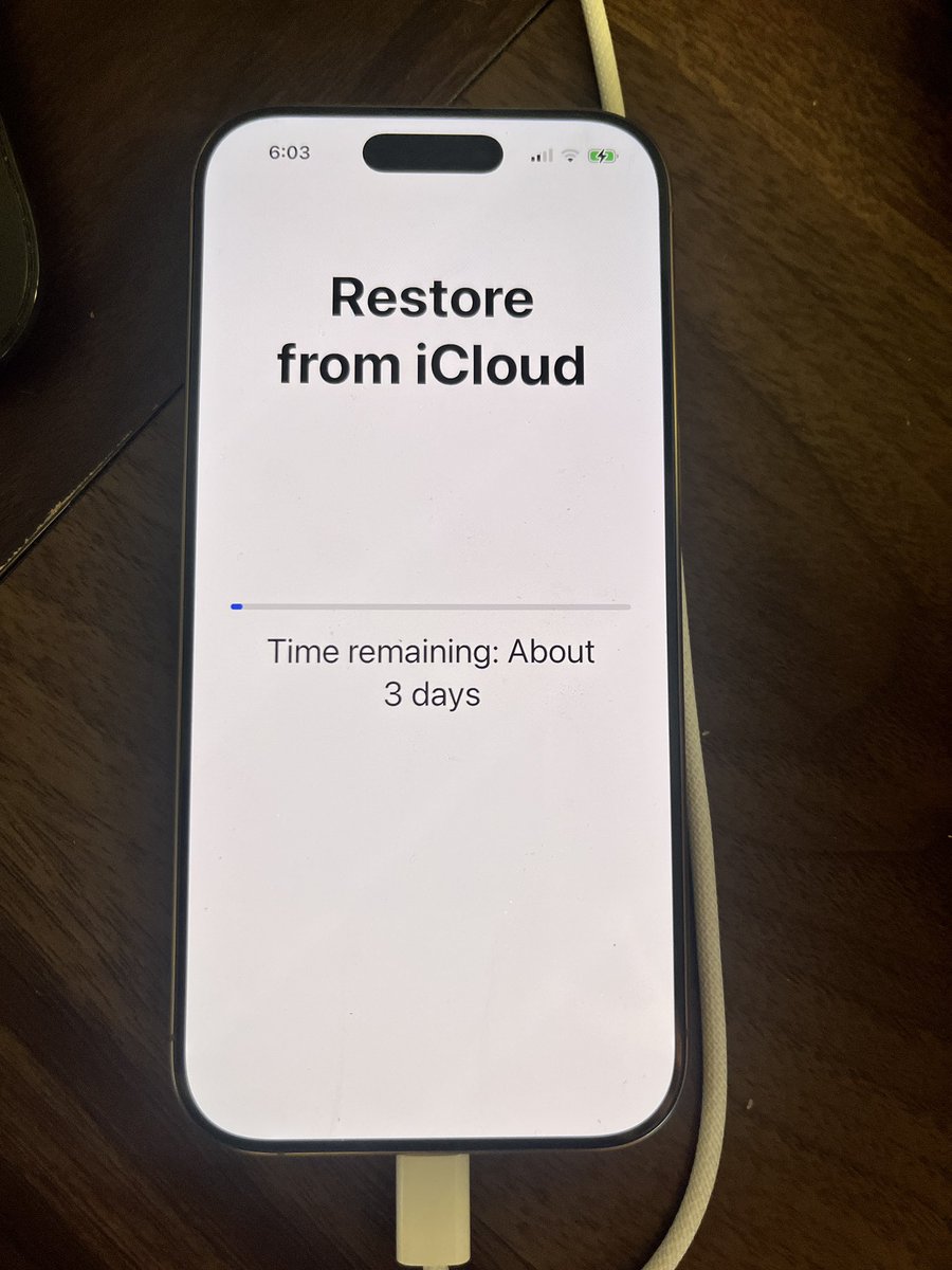 Seems reasonable, <a href="/Apple/">Apple</a>. 
(I always wanted a three day tech detox).