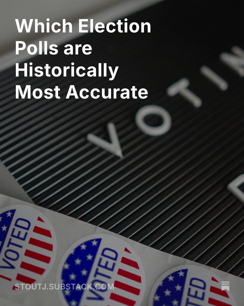 JonsSubstack's tweet image. Which Election Polls are Historically Most Accurate open.substack.com/pub/stoutj/p/w…