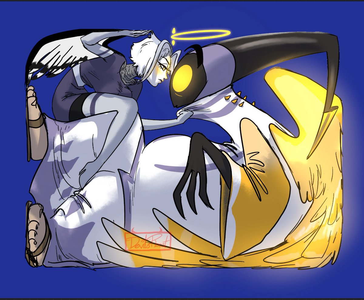 In a box 

#HazbinHotelAdam #Guitarspear #HazbinHotel