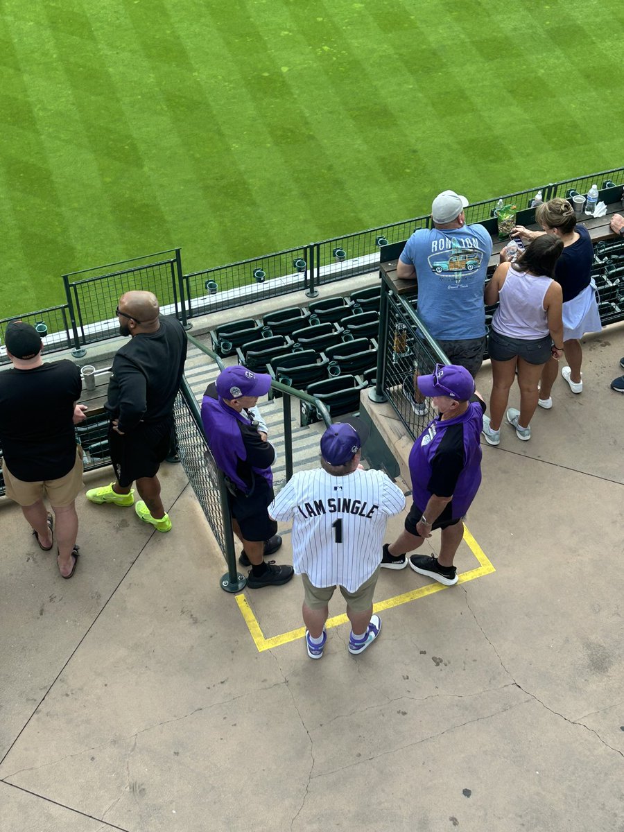 ObscureJerseyss's tweet photo. LADIES, HE SINGLE
I am Single #1 Jersey Spotted at Coors (9/2/25)
#ObscureJerseys #RareJerseys #JerseyCollectors
#JerseyHeads #SportsCollectors #ThrowbackThreads #RetroJerseys #HiddenGems #VintageSportswear https://t.co/ylR0rI2YRJ