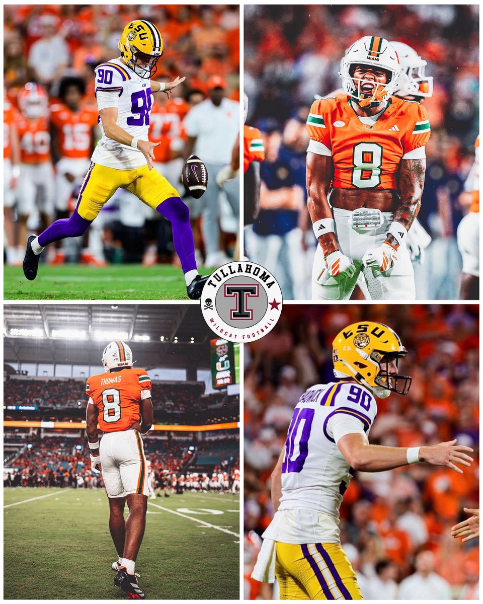 Tullahoma Football on the biggest College Football Stage🫡

Super proud of ALL of our College Players, and wish them the best of luck this season. 

#TtownMade | #Commit2theGRIT | #ThisisTtown