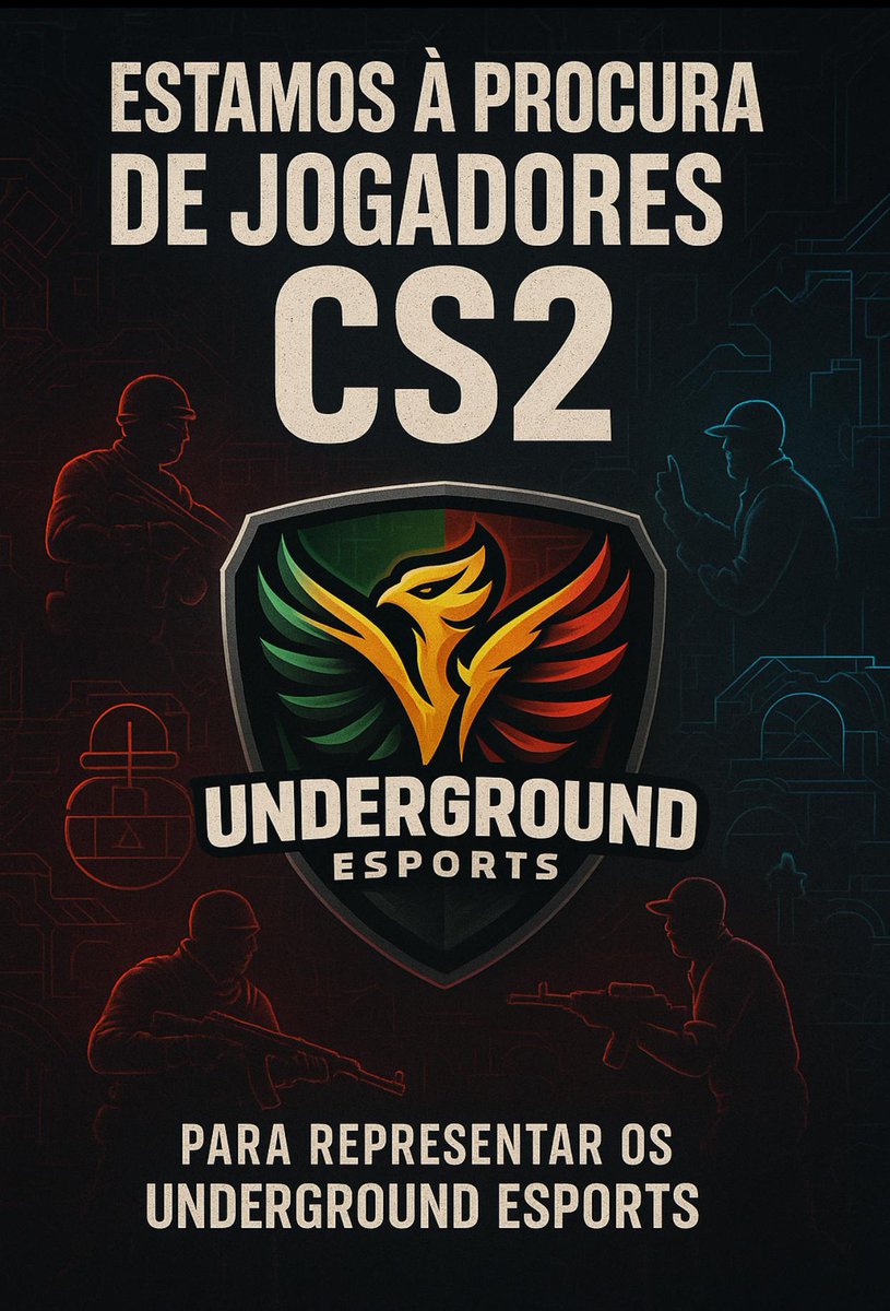 🚨 RECRUTAMENTO ABERTO 🚨

A nossa organização está à procura de jogadores portugueses Faceit Nível 10, com disponibilidade semanal, para integrar um projeto sério e ambicioso.

Roles em aberto:

⚓ Âncora
🛡️ Support
🎯 AWP

📌 O projeto inclui participação na ESEA League e em