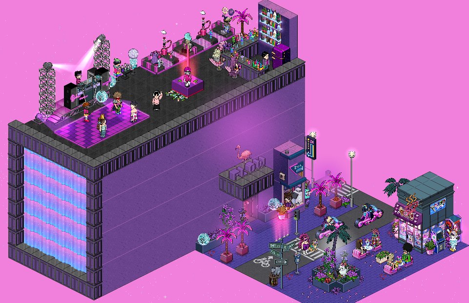 radohabblet's tweet image. Aqui no Planeta Disco nosso sobrenome é festa, mesmo com um possível ataque de nossos rivais nos protegemos fazendo aquilo que amamos, festejando! Juntos somos mais fortes, ponto de encontro: balada Flow! #MelodiaCosmica Nick:Ra do Planeta Disco @AeAHabblet.