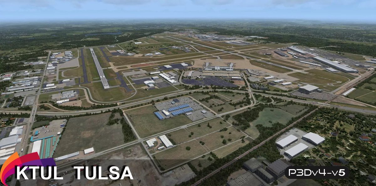 simflight's tweet photo. Operate flights in a highly detailed airport environment carefully crafted for both smooth performance and visual appeal, From the runway to the terminals, every detail has been tuned to provide a lifelike atm 

https://t.co/q6QObiETKy

#KTUL #TULSATUL #OKLAHOMA #USA #SIMMARKET https://t.co/1QH21rdt8O