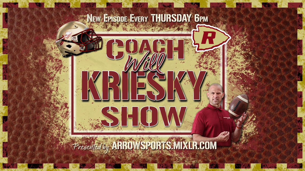 ArrowSports (@arrowsportstn) on Twitter photo Only five minutes until Ep. 5 of the COACH WILL KRIESKY SHOW w/ <a href="/RHS_WarriorsFB/">Riverdale Football</a> coach <a href="/coachkriesky/">Will Kriesky</a> offering highlights from last week's 35-0 W over Father Ryan & previewing tomorrow's battle against Blackman! Watch on youtube.com/watch?v=adpBjs… or listen at ArrowSports.Mixlr.com Only five minutes until Ep. 5 of the COACH WILL KRIESKY SHOW w/ <a href="/RHS_WarriorsFB/">Riverdale Football</a> coach <a href="/coachkriesky/">Will Kriesky</a> offering highlights from last week's 35-0 W over Father Ryan & previewing tomorrow's battle against Blackman! Watch on youtube.com/watch?v=adpBjs… or listen at ArrowSports.Mixlr.com